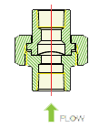 rupture fitting connection ksrsfu diagram