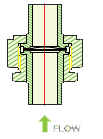 rupture fitting connection ksrsfv diagram